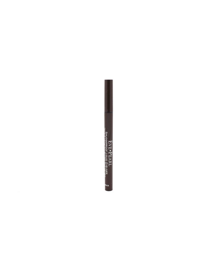 Liquid Smudgeproof Eyeliner Brush Tip Eyes And Brows Makeup Rich Color All Day Lasting Liner (Brown Spice)