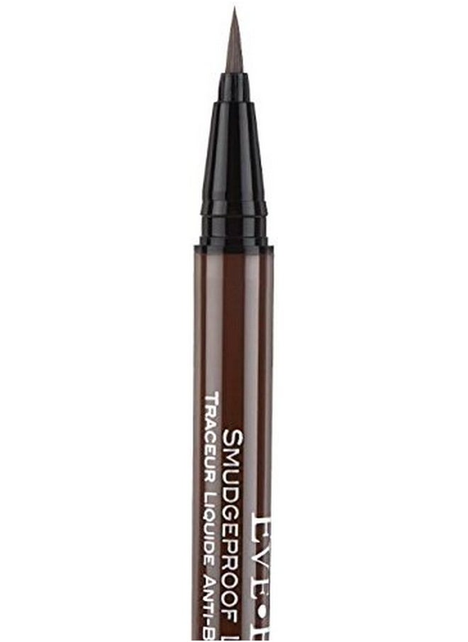 Liquid Smudgeproof Eyeliner Brush Tip Eyes And Brows Makeup Rich Color All Day Lasting Liner (Brown Spice)