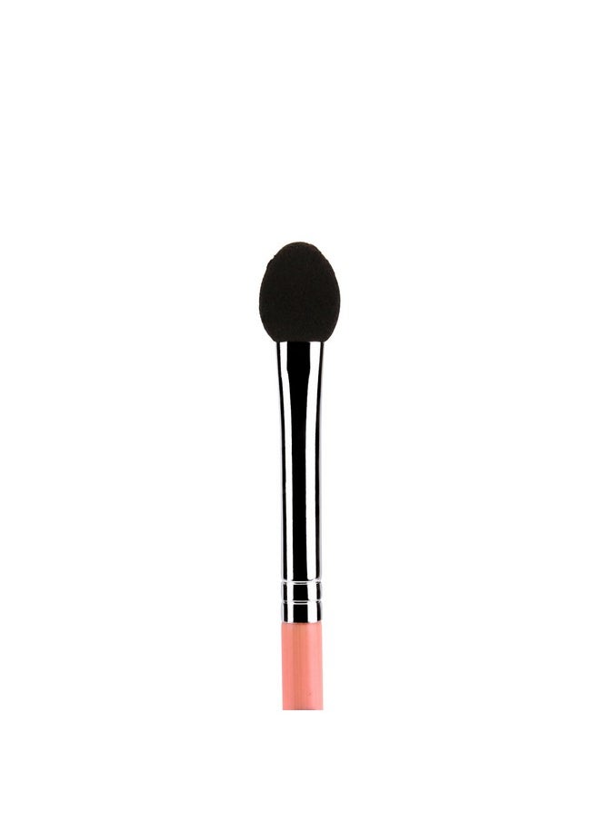 Professional Makeup Brush - Pink Bambu Series 740 Sponge Applicator - With Soft Rubycell Foam, For Eyeshadow Application (Pink, 1Pc)