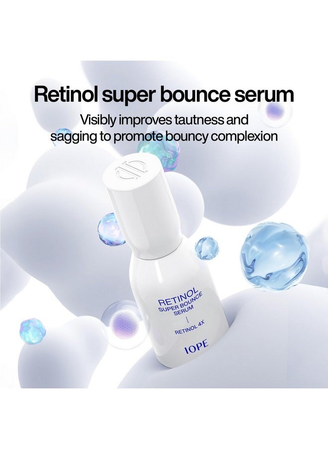 Retinol Super Bounce Serum - Korean Retinol Eye Cream, Intensive Reactivating Korean Retinoid, Anti-Aging, Reduction In Fine Wrinkles, Beginner Friendly, 1.01 Fl Oz.