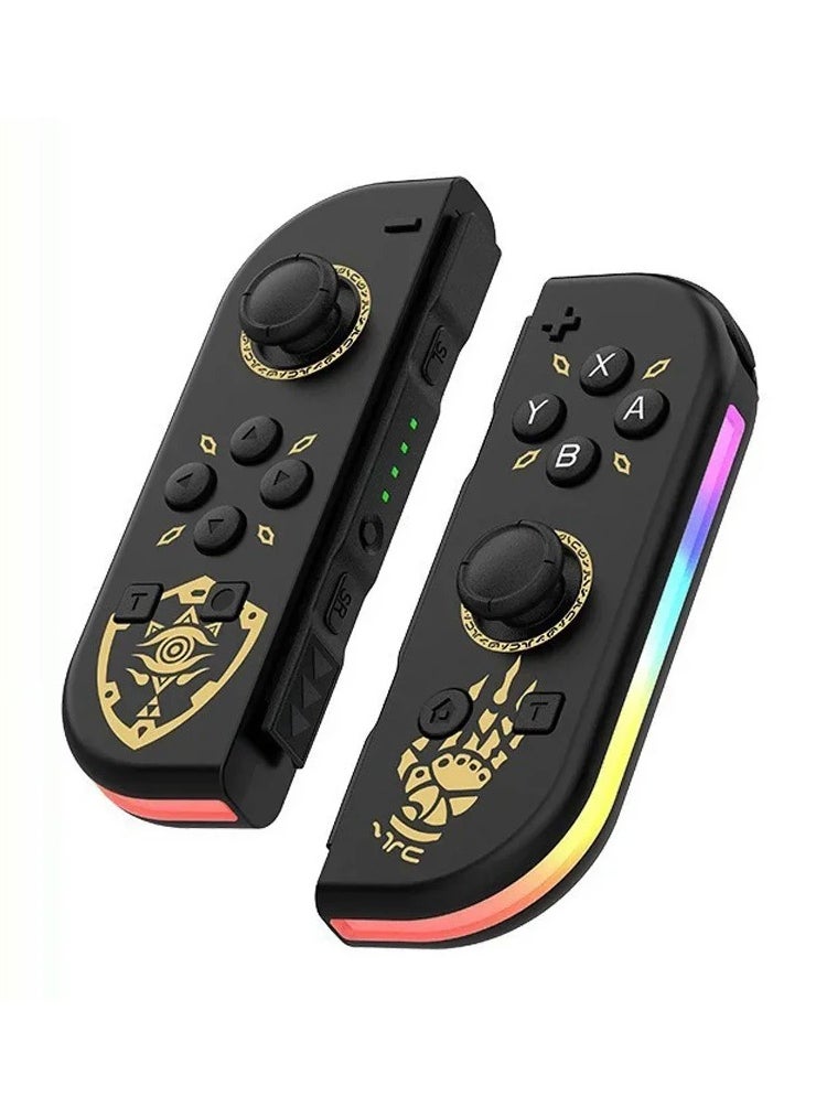 Joy Cons Wireless Controller for Nintendo Switch, L/R Controllers Replacement Compatible with Nintendo Switch/Lite/OLED, Joystick with Wake-up/Screenshot/Dual Vibration/Motion Control Function