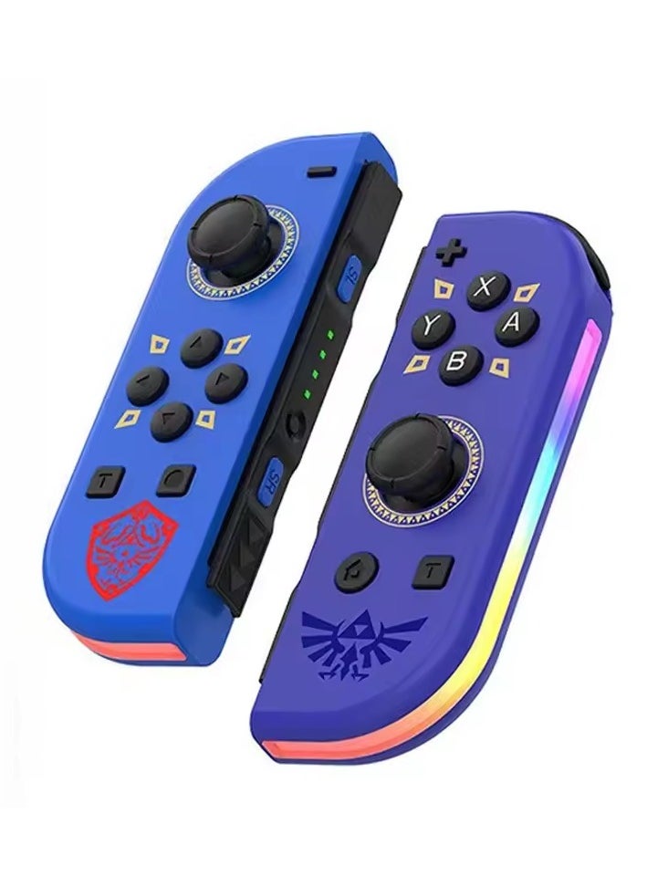 Joy Cons Wireless Controller for Nintendo Switch, L/R Controllers Replacement Compatible with Nintendo Switch/Lite/OLED, Joystick with Wake-up/Screenshot/Dual Vibration/Motion Control Function