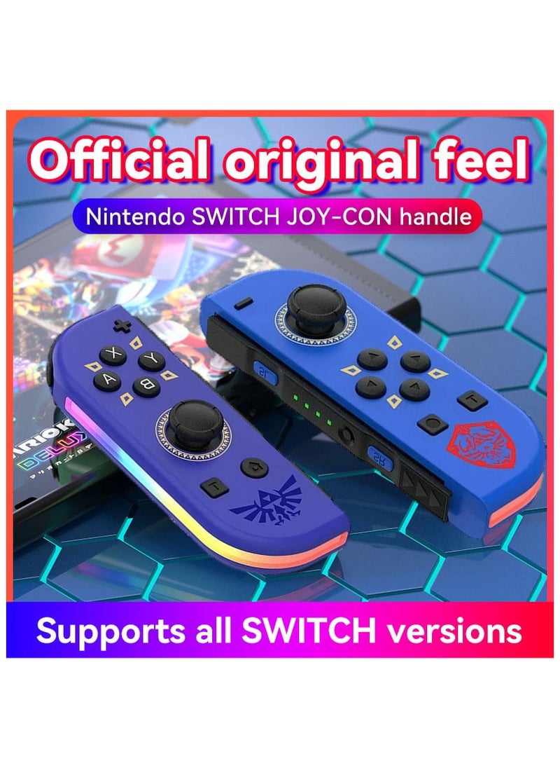 Joy Cons Wireless Controller for Nintendo Switch, L/R Controllers Replacement Compatible with Nintendo Switch/Lite/OLED, Joystick with Wake-up/Screenshot/Dual Vibration/Motion Control Function