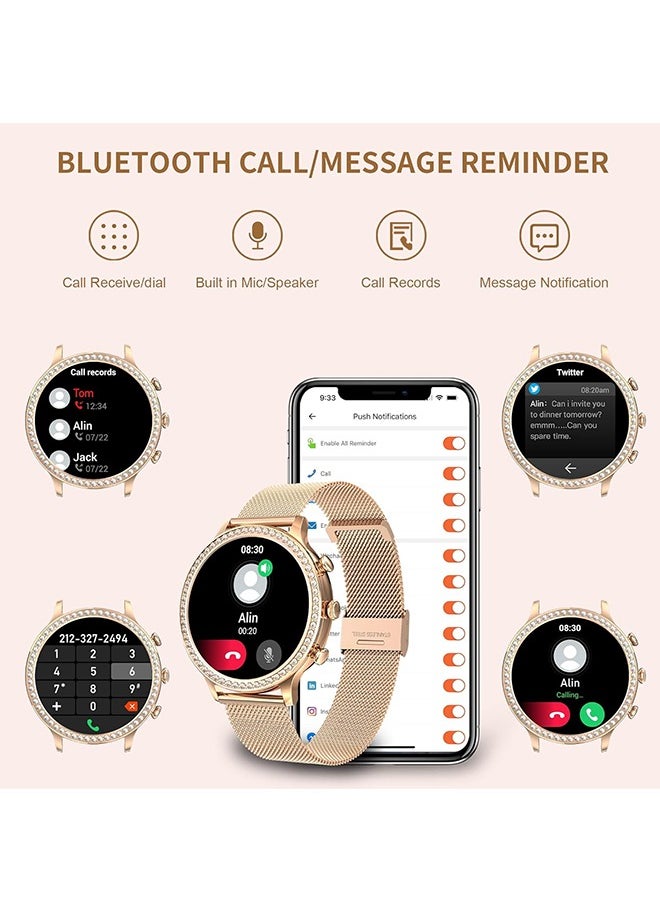 Smart Watch for Women(Answer/Make Call) Smartwatch for Android Phones and iOS 1.32