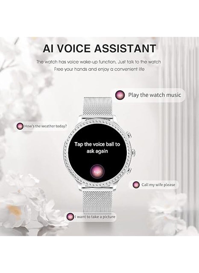 Smart Watch for Women(Answer/Make Call) Smartwatch for Android Phones and iOS 1.32