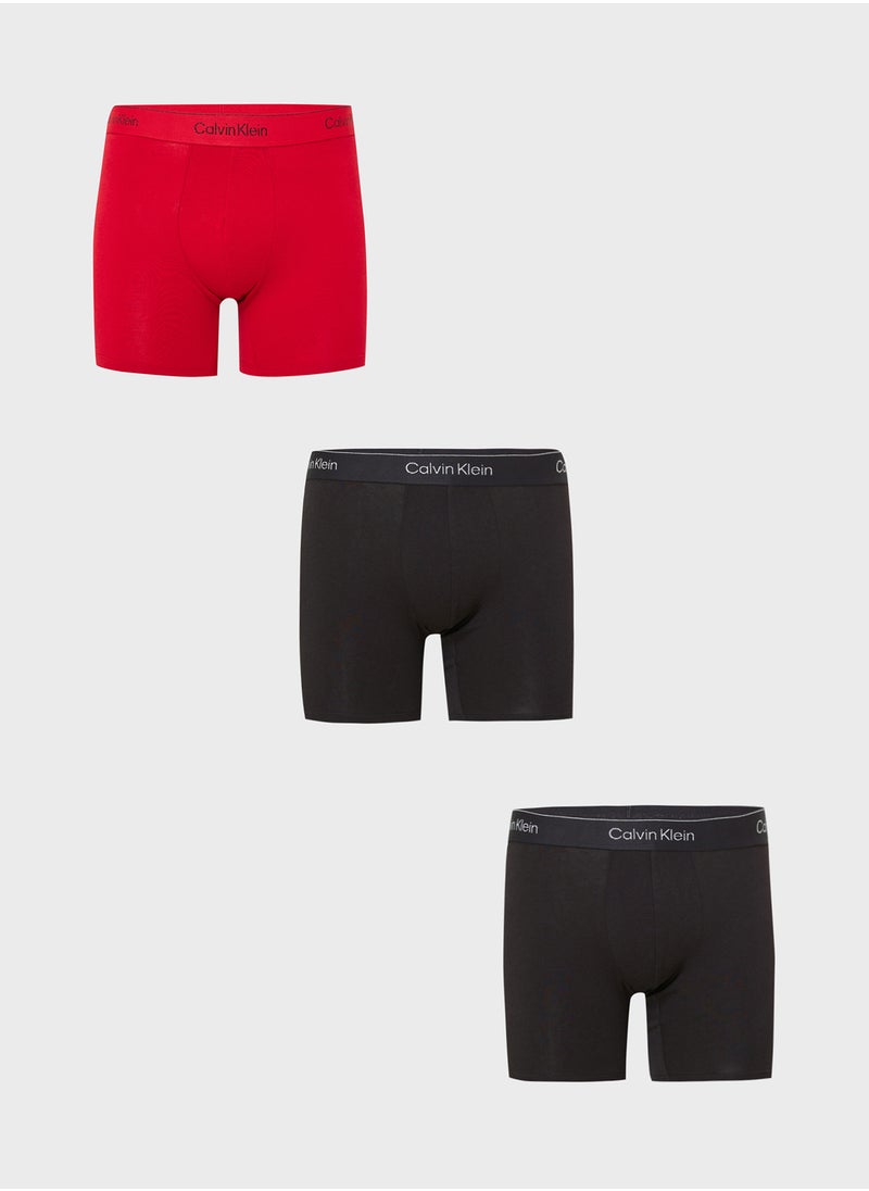 3 Pack Logo Trunks