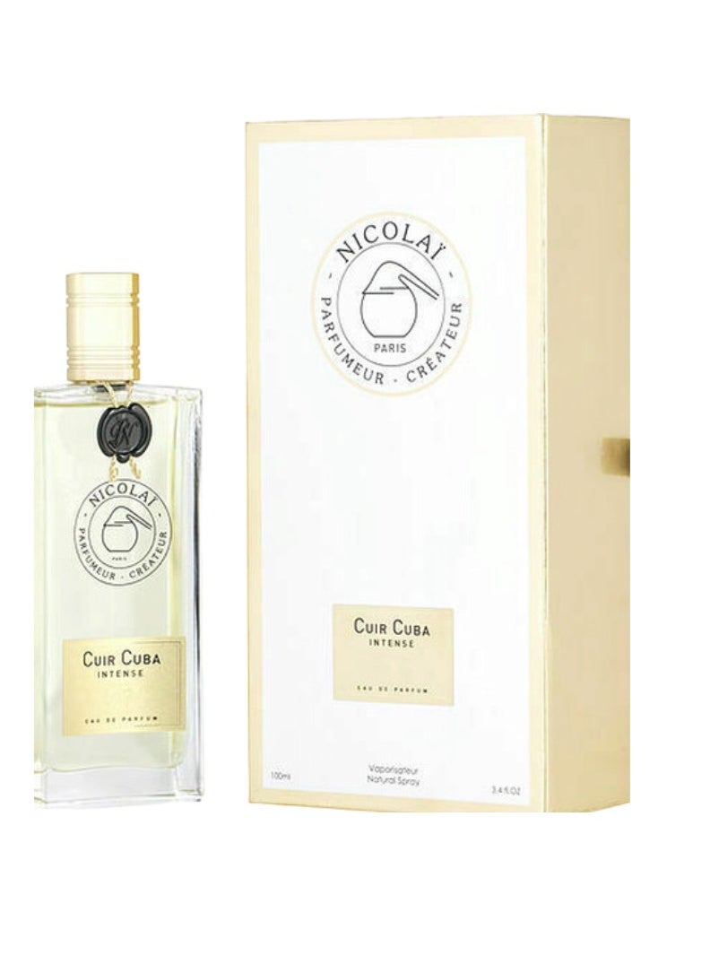Nicolai Cuir Cuba Intense - A Bold Unisex Fragrance, 100ml