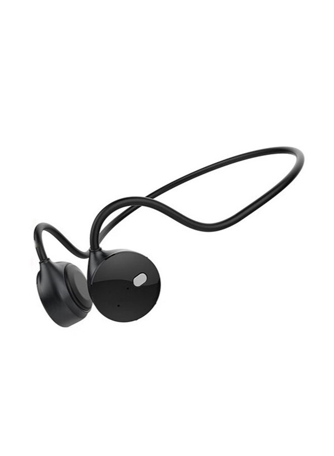 Taa1609 Bone Conduction Bluetooth Earphones, 5-Hour Playback, Sweat Resistant Design Black
