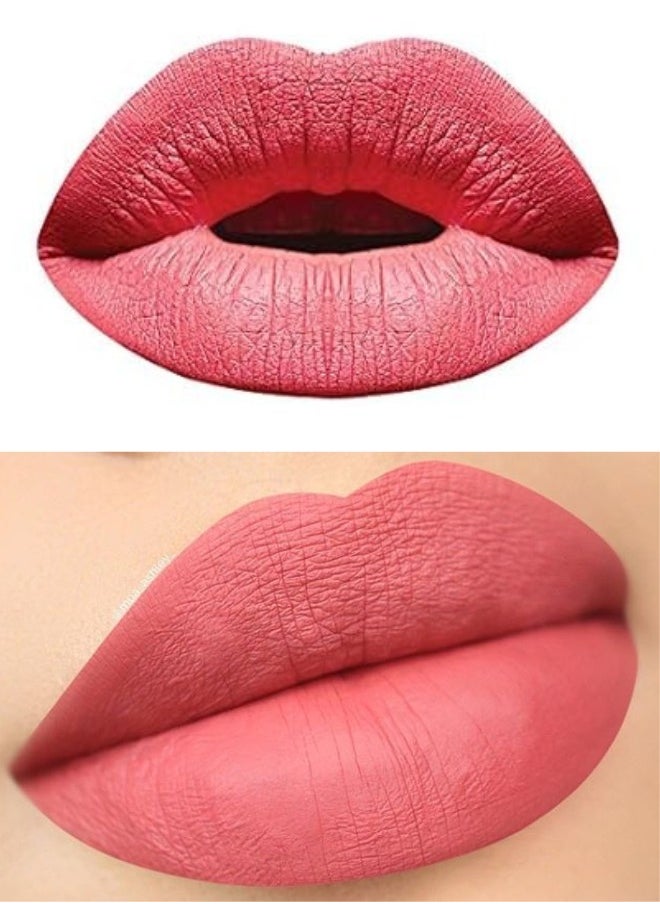 Milani Amore Matte Lip Crème, Shade 23 Babe, 6g - Long-Lasting, Full Coverage Matte Liquid Lipstick