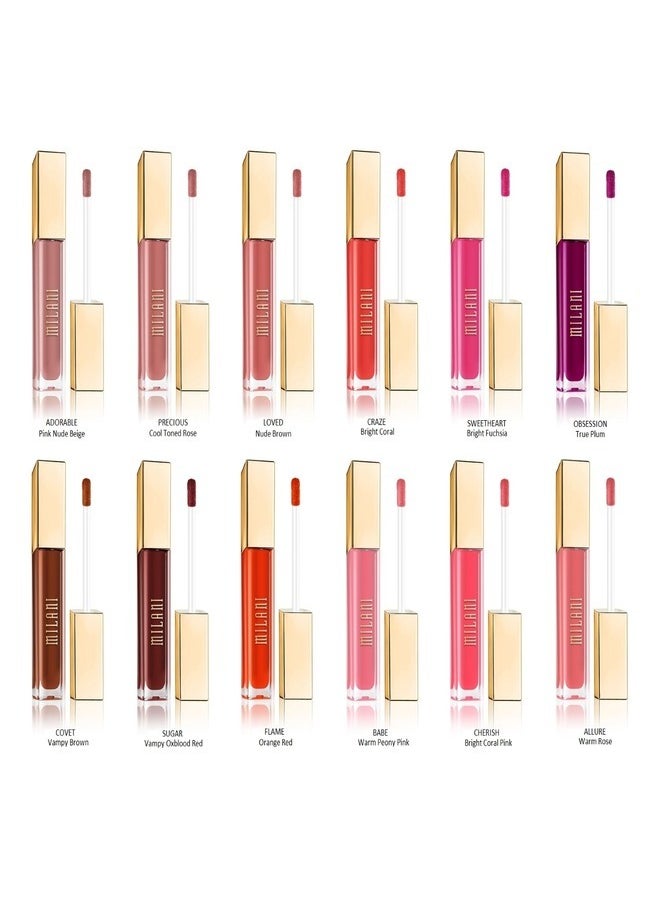 Milani Amore Matte Lip Crème, Shade 10 Adorable, 6g - Long-Lasting, Full Coverage Matte Liquid Lipstick