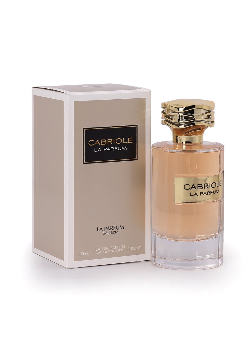 Cabriole Eau De Parfum 100ml by La Parfum Galleria – Women's Luxury Floral Fragrance with Orange Blossom, Jasmine, and Vanilla