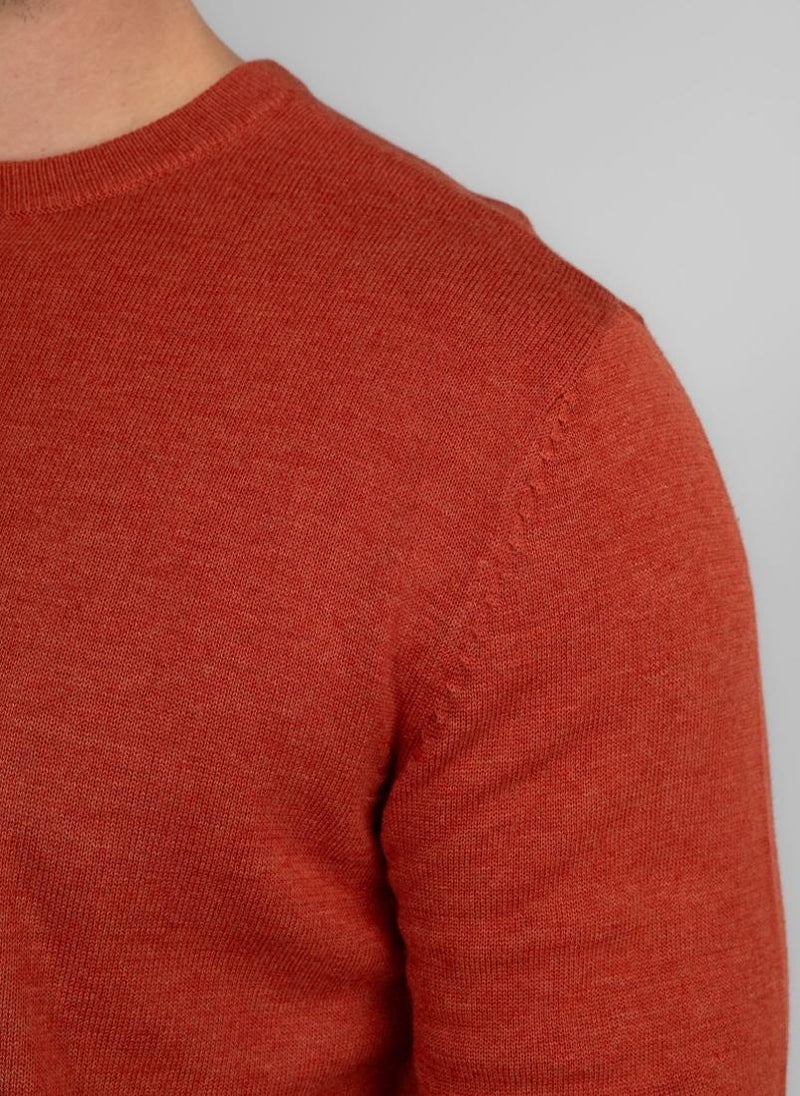 Men Knitwear Round Neck Basic