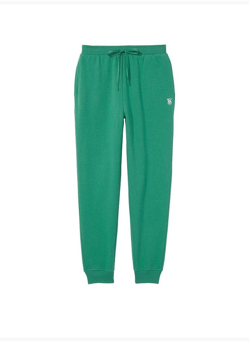 Cotton Fleece High-Rise Jogger Pants