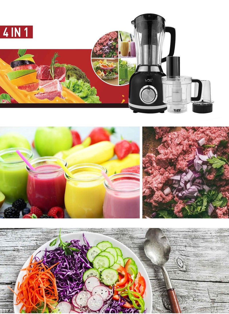 Professional Blender for Kitchen, Countertop Blender for Smoothies/Shakes/Ice Crush, Blender and Food Processor Combo,Vegetable Chopper and Grinding Cup