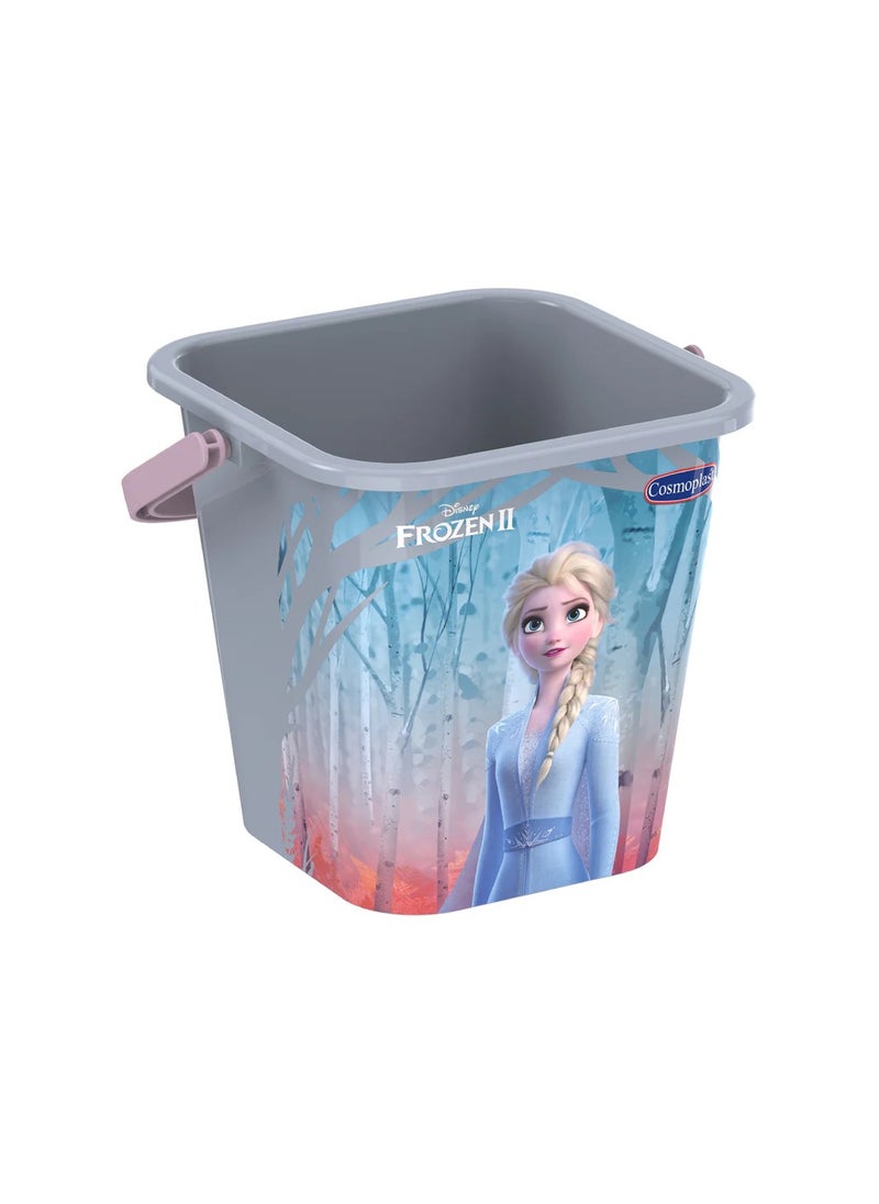 Disney Frozen Square Sand Bucket 3 Liters with Handle