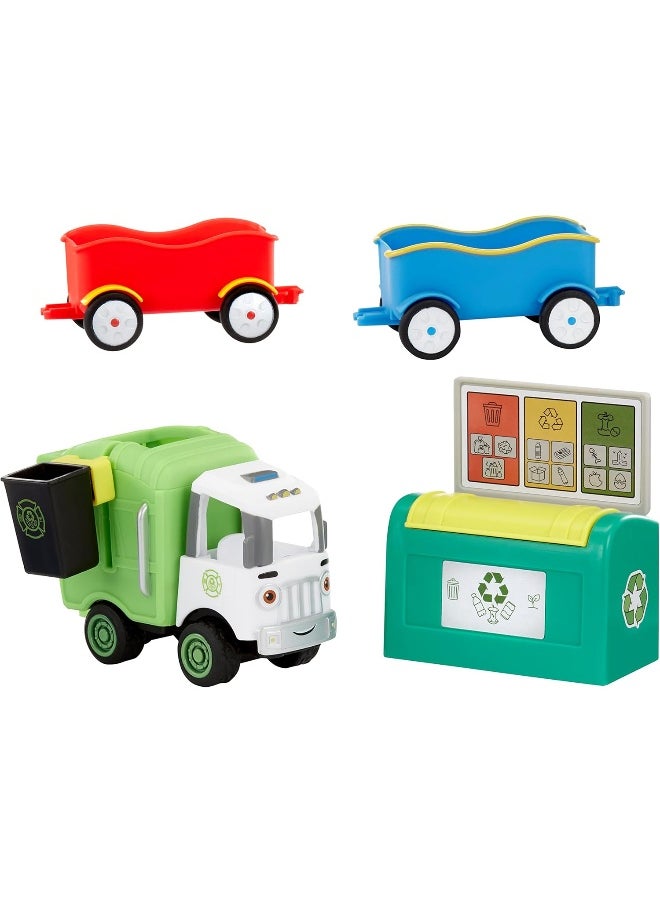 Little Tikes Let's Go Cozy Coupe Garbage Truck Playset