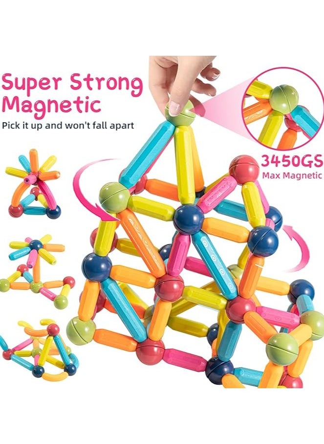 42pcs Magnetic Building Set,Magnetic Building Toys With Storage Box