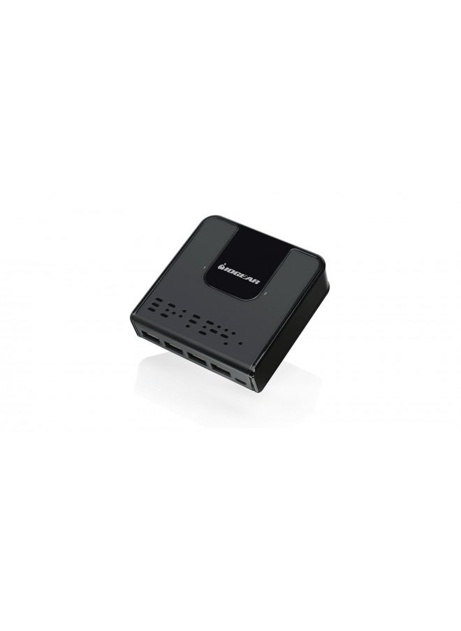 IOGEAR 4x2 USB 3.0 Peripheral Sharing Switch - Share 4 USB Devices Between 2 Computers - LED Indicators - Cables n Remote Included - PC - MAC - Printer - Scanner - Mouse/Keyboard and More - GUS432