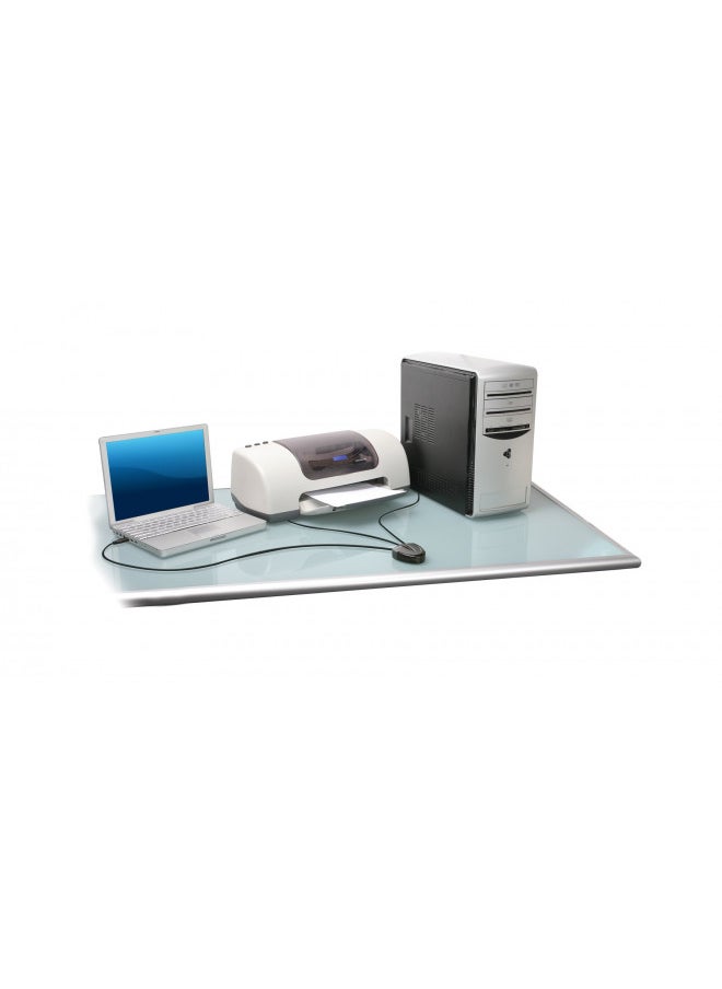 IOGEAR 2 Port USB 2.0 Switch - Auto Printer Switch - Manually or Auto Control - LEDs Indicate - Plug n Play - GUB231