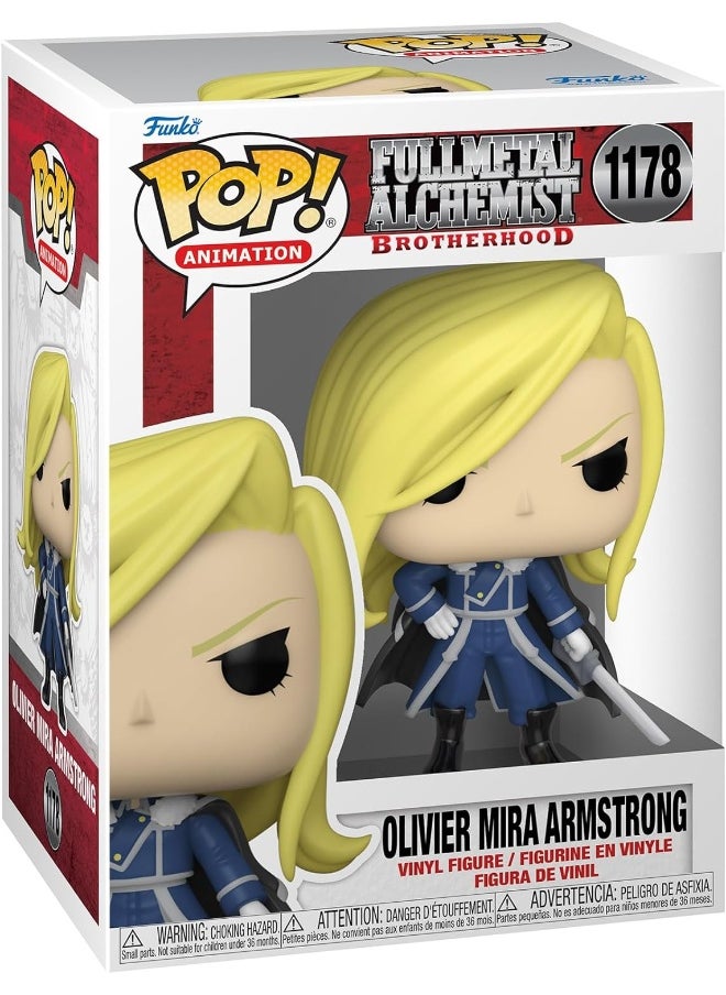 Funko Pop! Animation: FMA: B - Olivier Milla Armstrong A With Sword - Full Metal Alchemist - Collectable Vinyl Figure - Gift Idea - Official Merchandise - Toys for Kids & Adults - Anime Fans