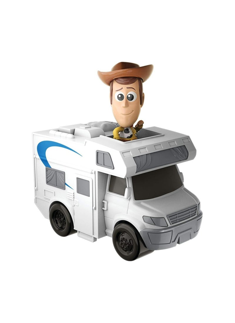 Toy Story Disney GCY49 4 Movie Mini Figure with Vehicle