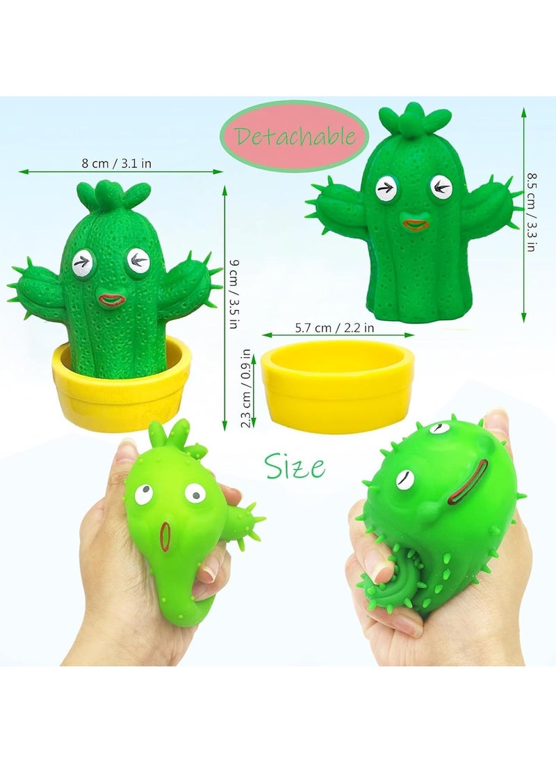 Stretchy Toys,3PCS Plant Styling Stress Relief Stretchy Squishy Toy, Rubber Soft Decompression Toy, Soft Sensory Toy Simulation Decompression Toy for Kids,Boys,Girls,Friend,Adult