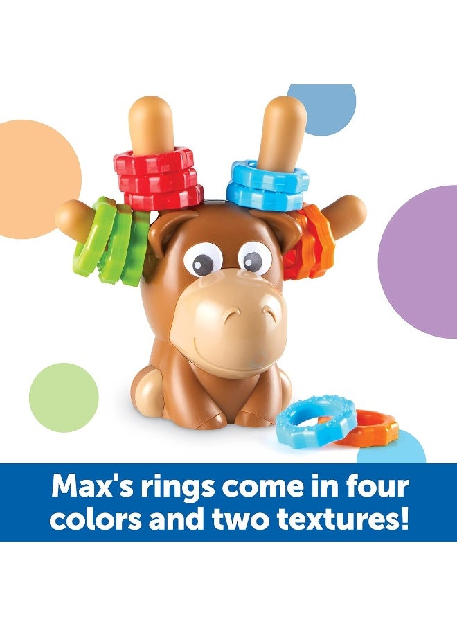 Learning Resources Max the Fine Motor Moose - 13 Pieces, Ages 2+ Toddler Learning Toys, Fine Motor Toy for Toddlers, Preschool Toys, M