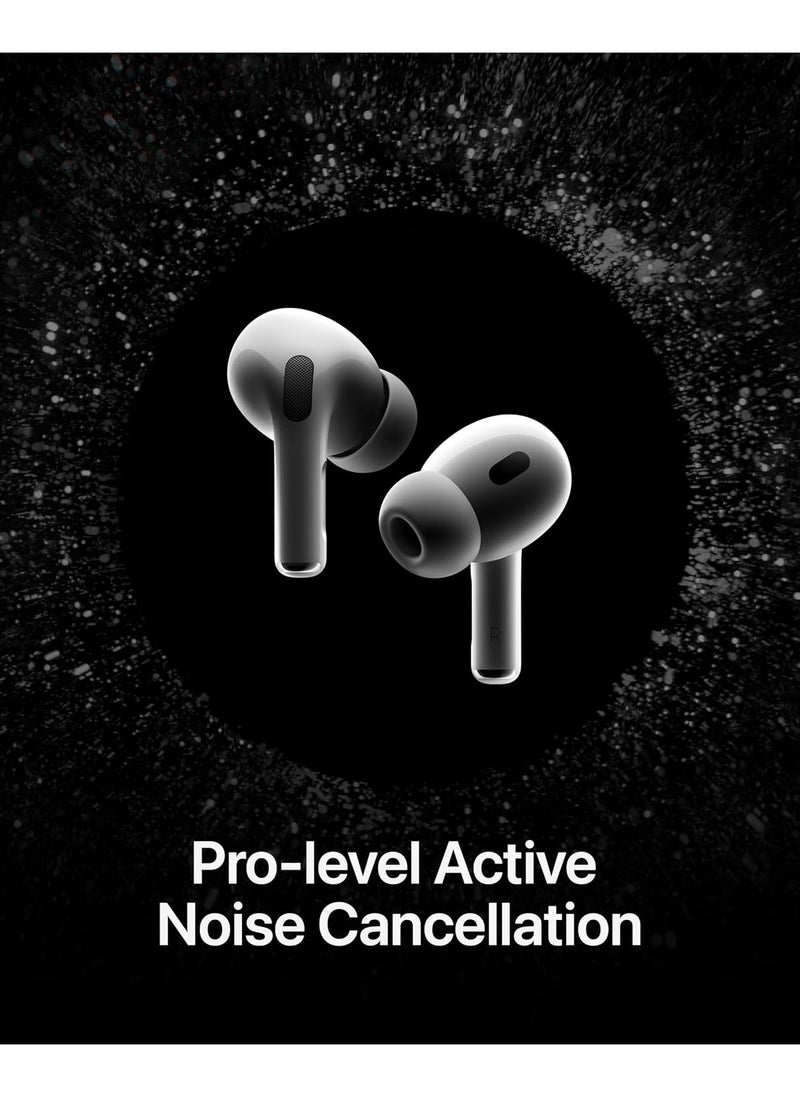 Q Pro Bluetooth 5.3 Earbuds with Active Noise Cancellation, 7 Hours Music Playback, Touch Sensor, Lightning Charging Case, 5-Hour Talk Time, Stereo Sound, Auto Power On/Off, IPX-rated Sweatproof, Portable, True Wireless Headphones – White