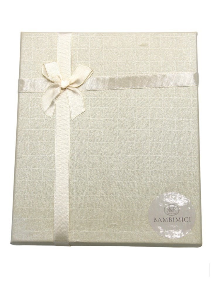 Bambimici - Olivia Box of 3 Heandband Ribbon - White Polka