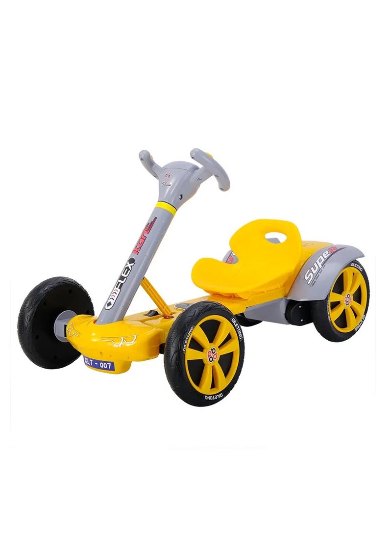 Toycee Electric Go Kart Yellow QLT-007