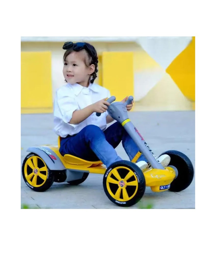 Toycee Electric Go Kart Yellow QLT-007