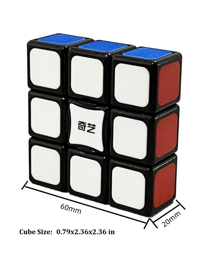 1x3x3 Floopy Cube Black 1x3x3 Speed Cube Puzzle