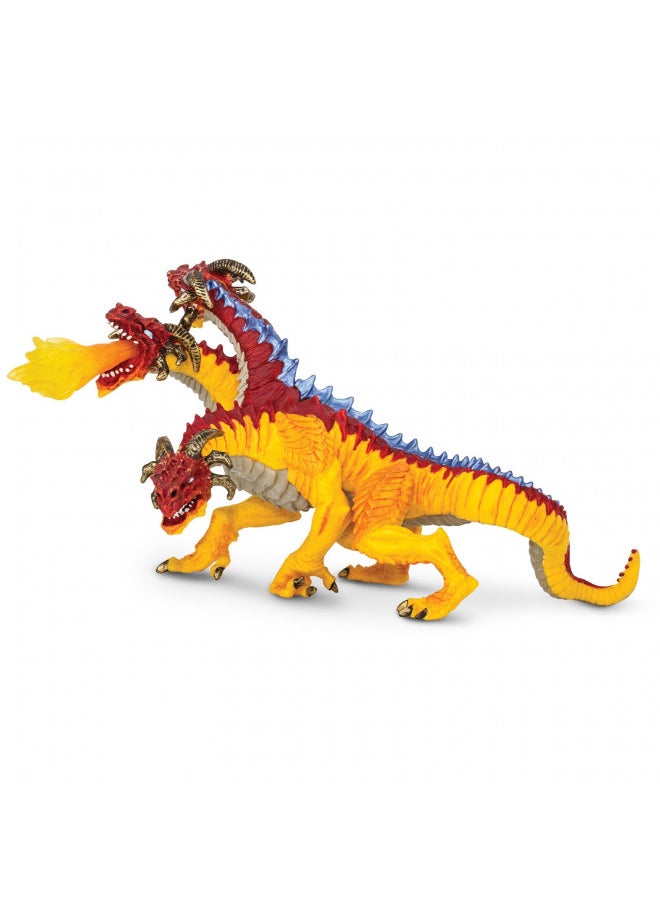 Safari Ltd. Fire Dragon Figurine - Detailed Vibrantly Colored 8.5