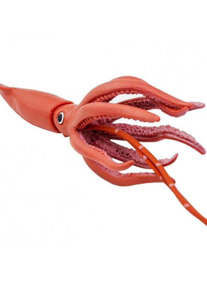 Safari Ltd Wild Safari Sea Life Giant Squid Realistic Individually Hand-Painted Toy Figurine Model Quality Construction from Phthalate and Lead-Free Materials For Ages 3 And Up