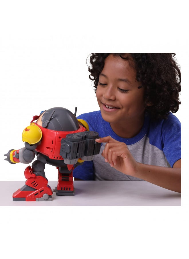 Sonic The Hedgehog Giant Eggman Robot Battle Set with Catapult