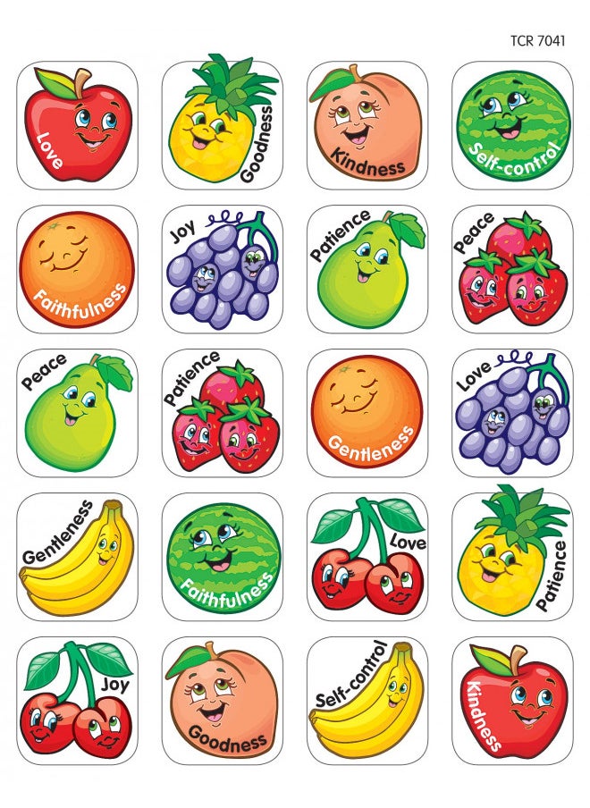 Teacher Created Resources Fruit of the Spirit Stickers, Multi Color (7041)