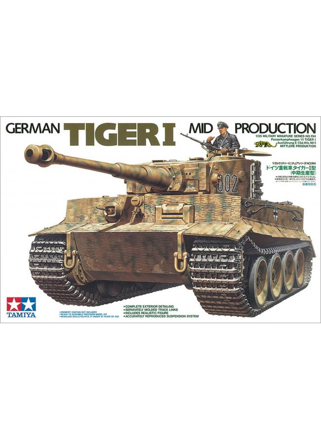 TAMIYA Models Tiger I Mid Production