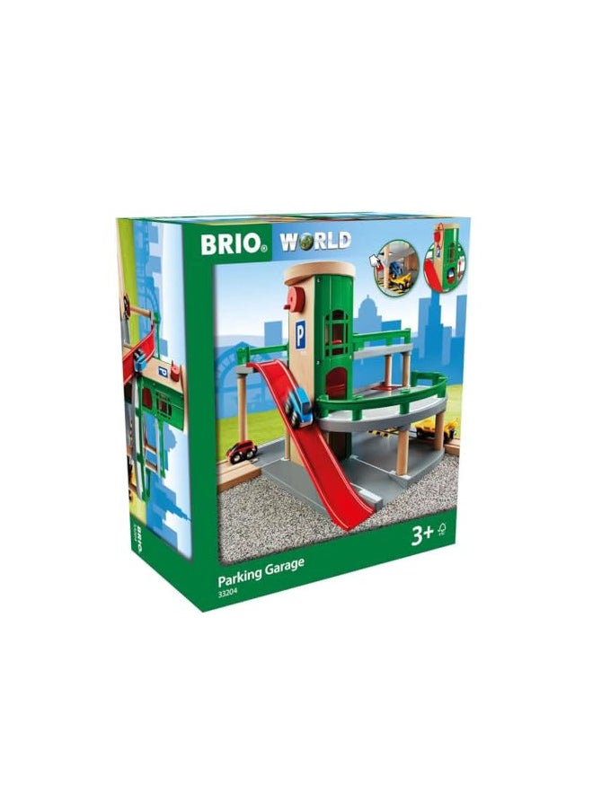 BRIO World - 33204 Parking Garage | Railway Accessory with Toy Cars for Kids Age 3 and Up