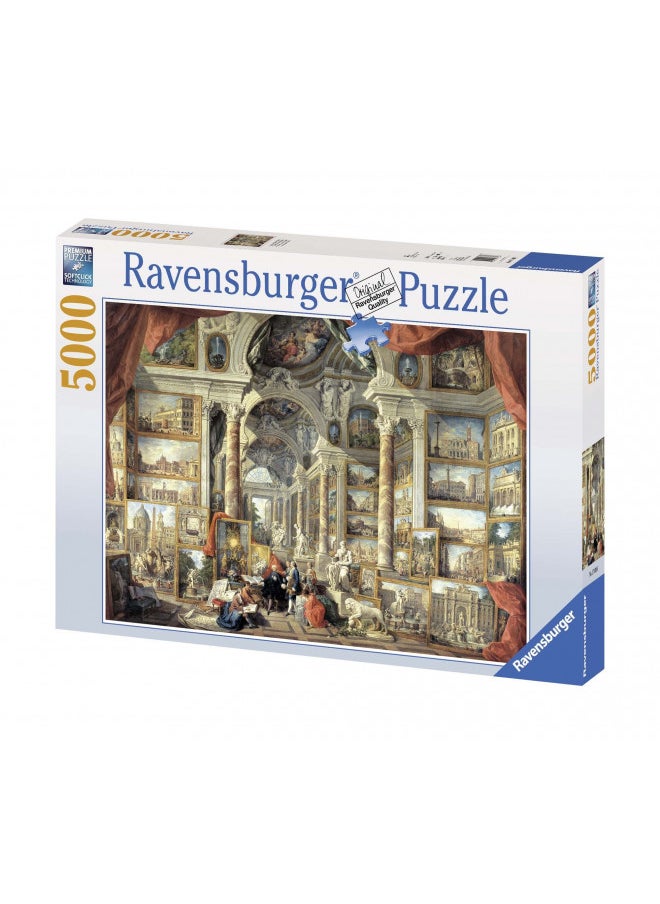 Ravensburger Views of Modern Rome 5000 Piece Jigsaw Puzzle for Adults - 17409 - Handcrafted Tooling, Durable Blueboard, Every Piece Fits Together Perfectly