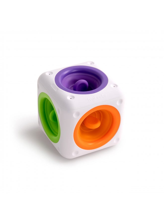 Fat Brain Toys Tugl Cube - Popping Fidget Cube for Toddlers, Kids, Teens, Adults