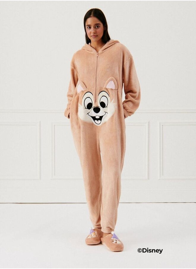 Chip'n dale fleece jumpsuit