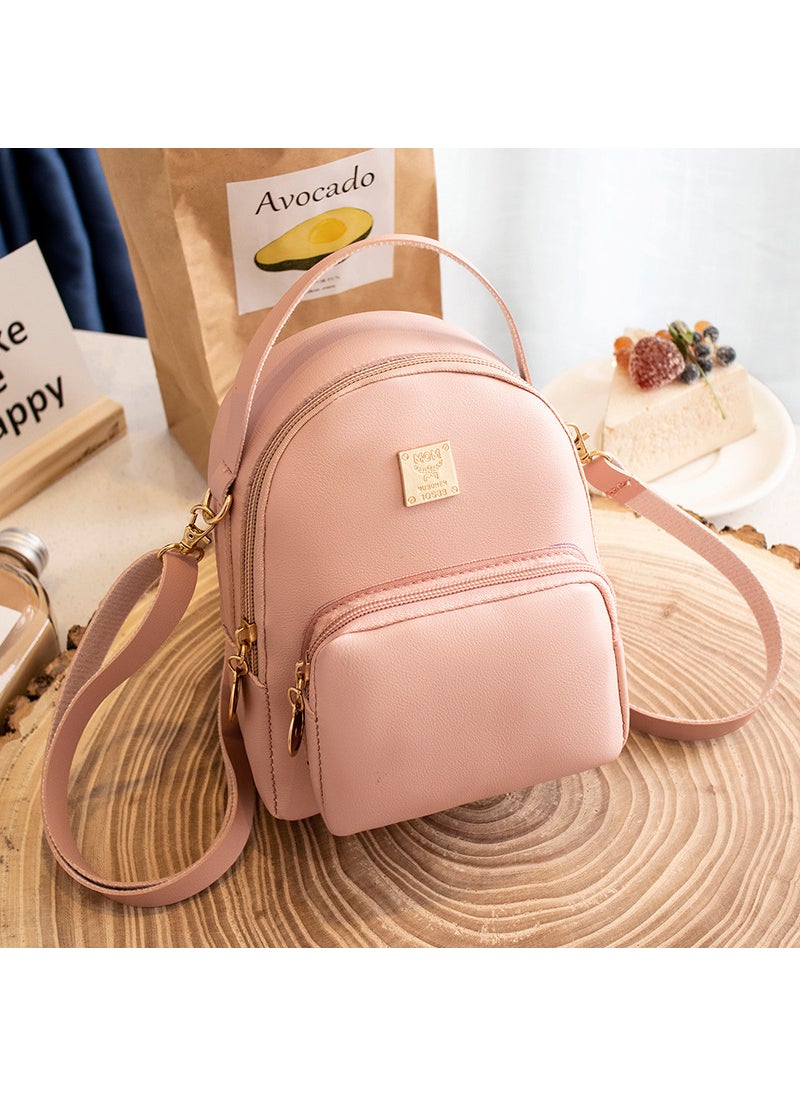 Fashion Korean Style Ladies Backpack Pink