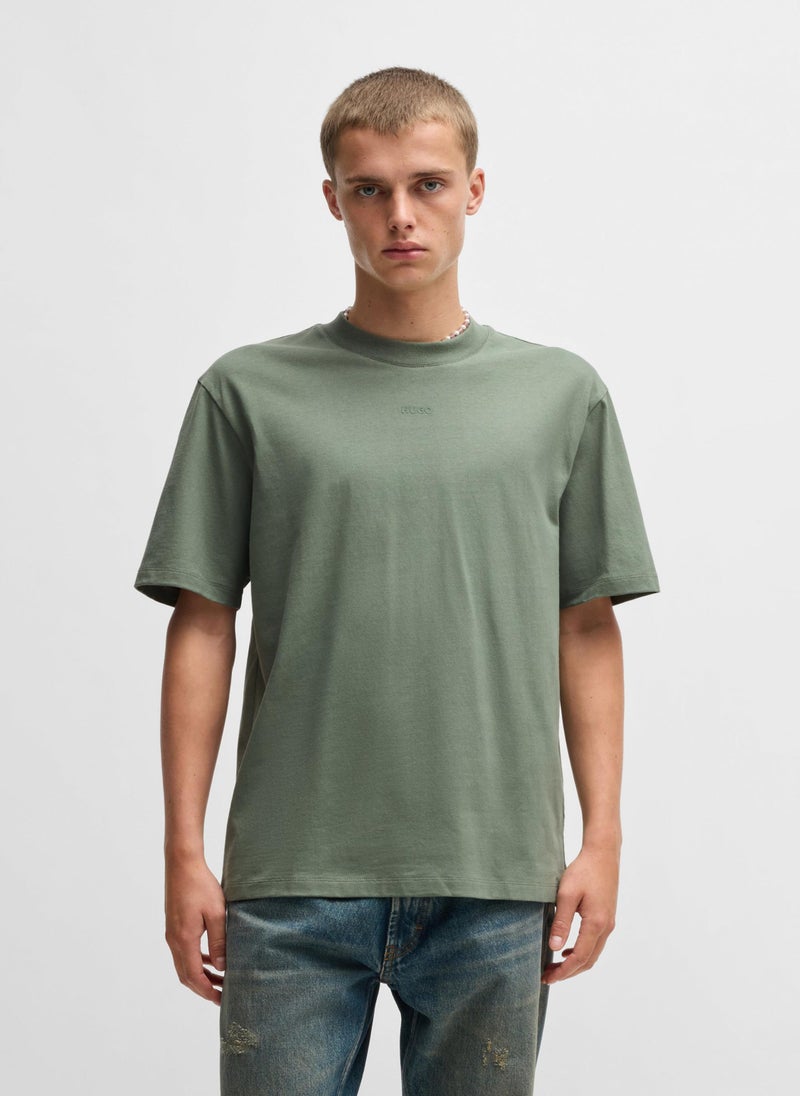 Relaxed-fit T-shirt in cotton with logo print