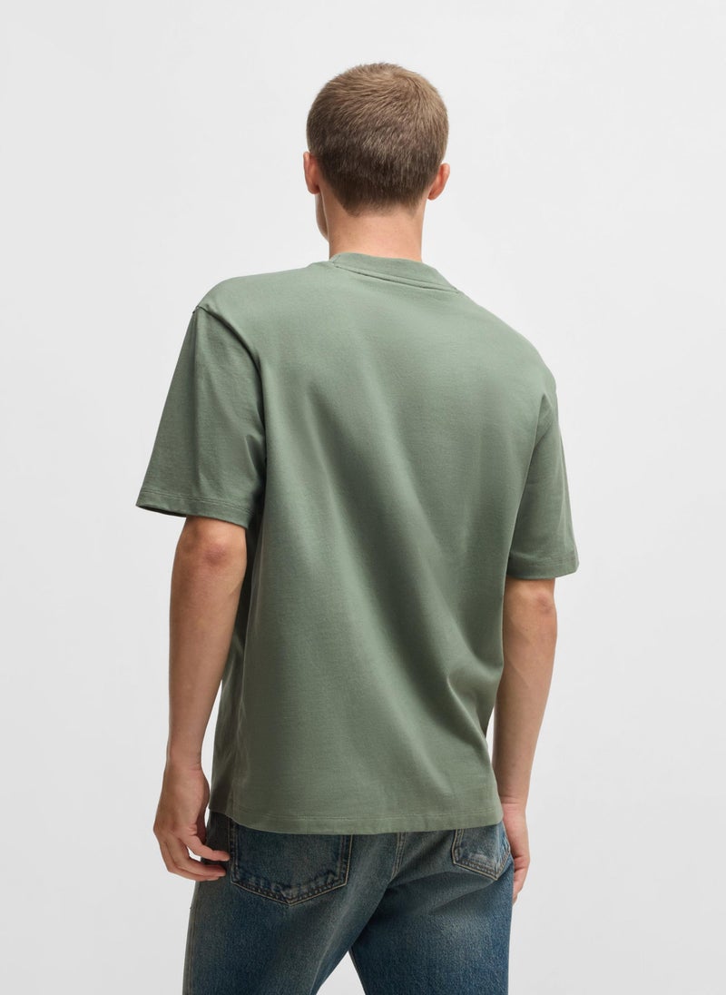 Relaxed-fit T-shirt in cotton with logo print