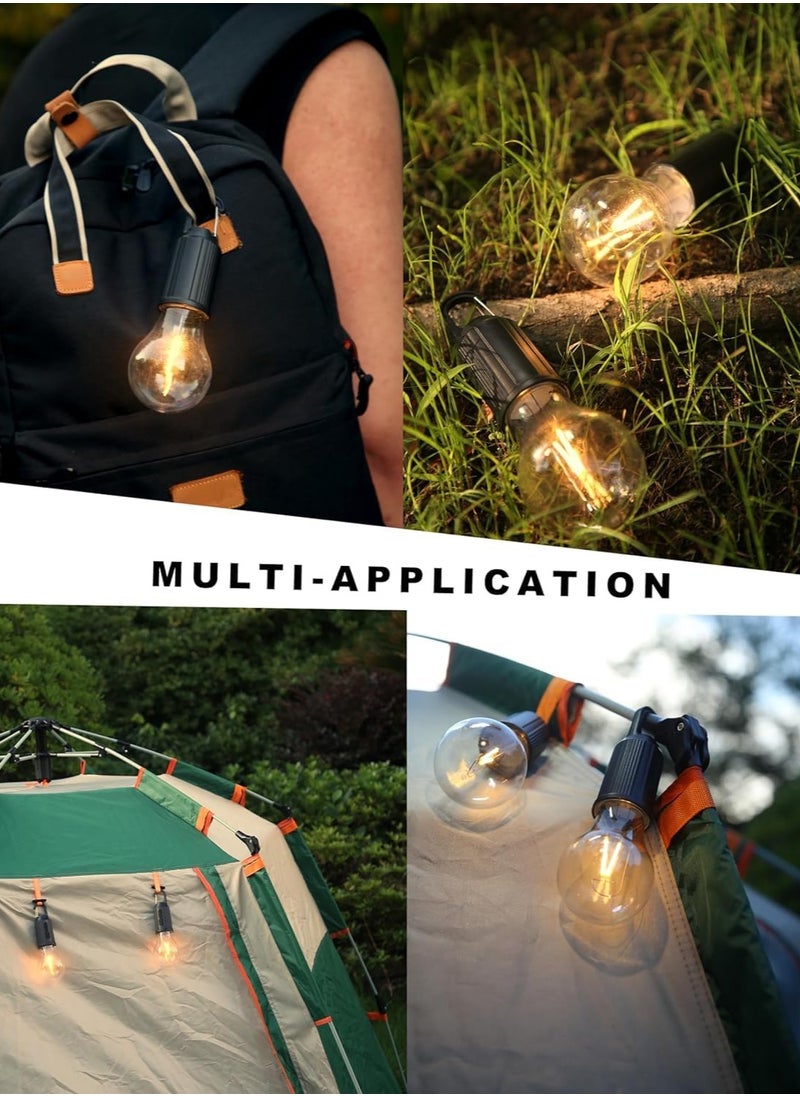 Camping Lights, Waterproof LED Tent Lights with USB Cable, 3 Modes Hanging Camping Lantern