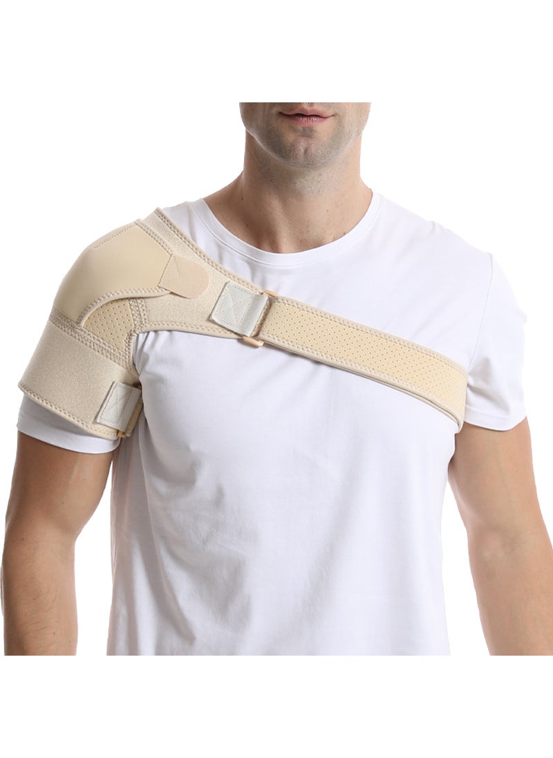 Adjustable Compression Shoulder Support Brace Skin color shoulder pad