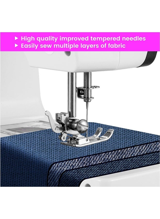 Sewing Machine,Mini Sewing Machine，Stitching Machine,38 Stitches Adjustable Speed Two Thread with Foot Pedal & Extension Table