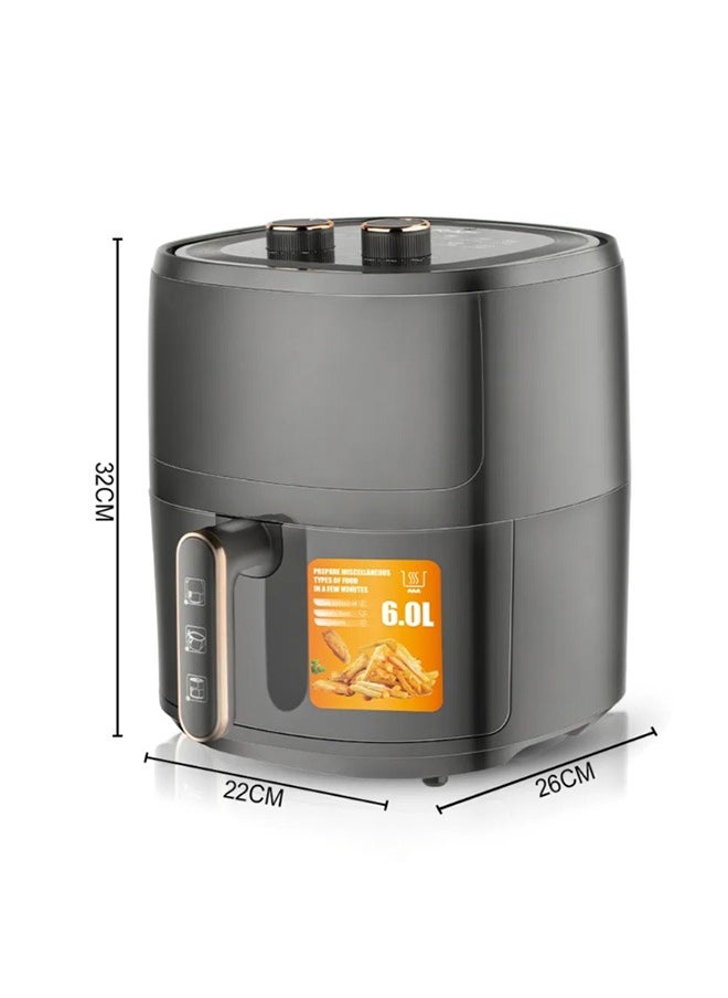 Oil-free Frying Air Fryer Power-off Memory Function Precise Time And Temperature Control Set-top LCD Panel Air Fryer
