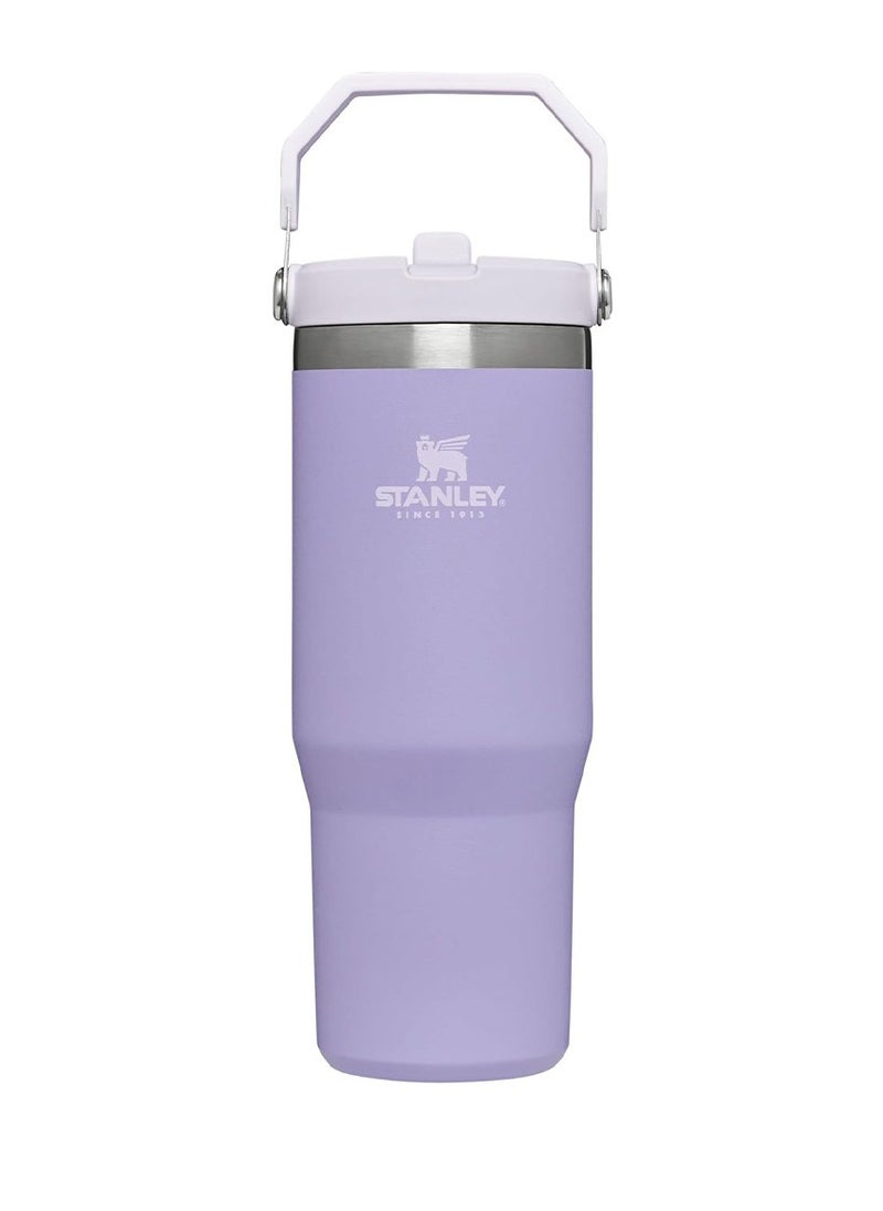 Stanley Quencher H2.0 FlowState Tumbler 30OZ FLIP PURPLE Stainless Steel Vacuum Insulated with 3-Position Lid and Straw Perfect for Water Iced Tea Coffee On-the-Go Hydration Ideal Gift Stanley Cup