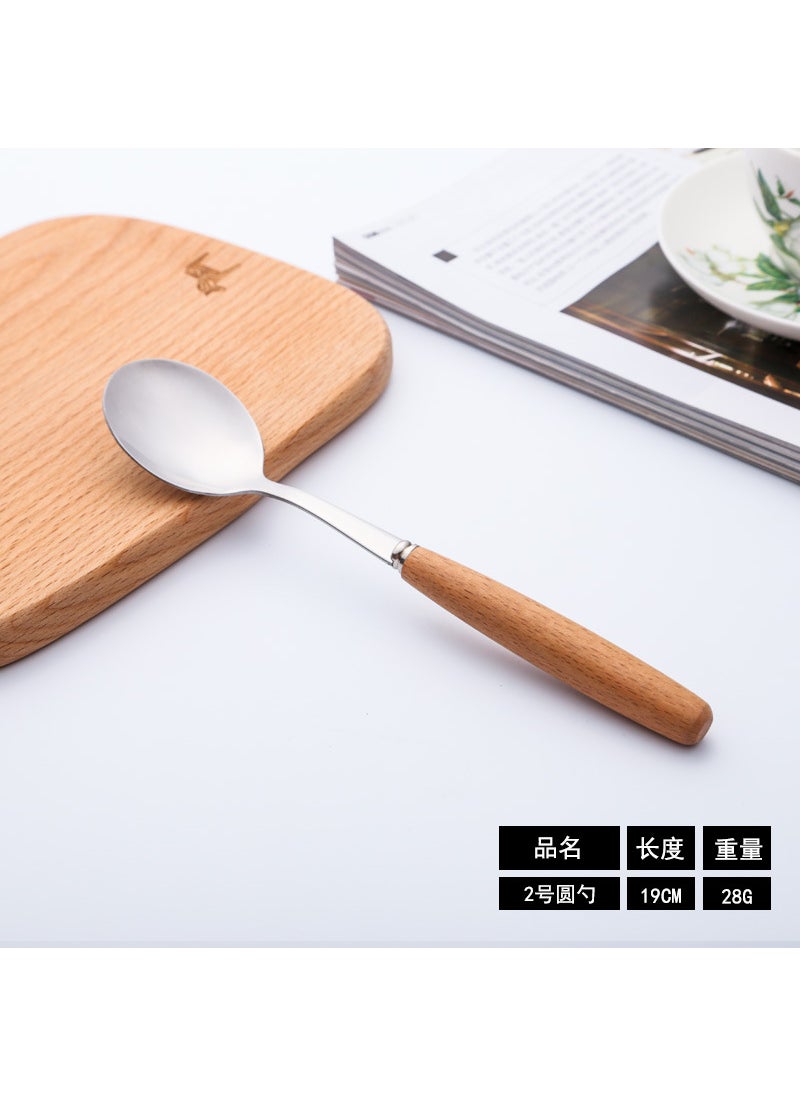 Fruit ForkNo. 2 dessert spoon (round) No. 2 dessert spoon (round)